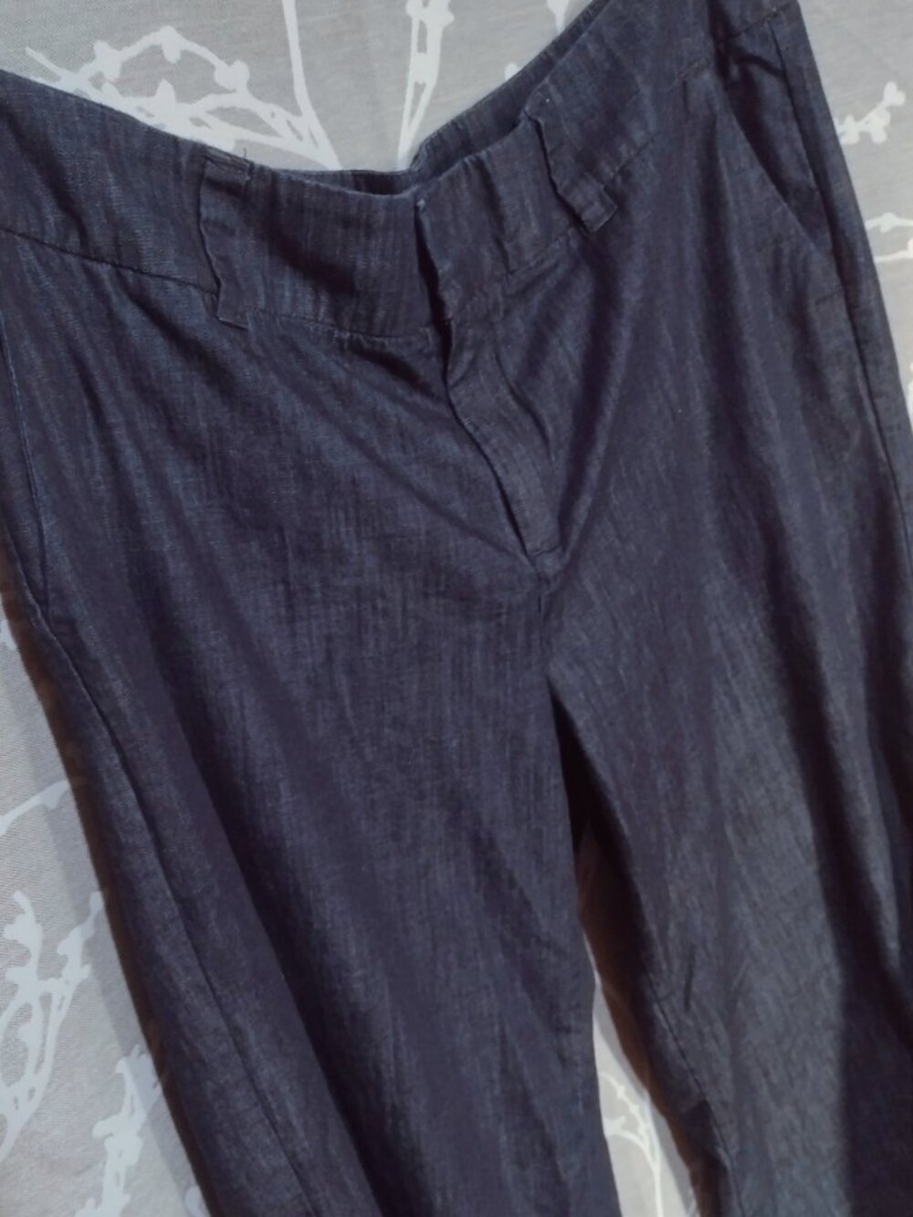 A New Day Cotton Denim Like Wide Leg Trousers